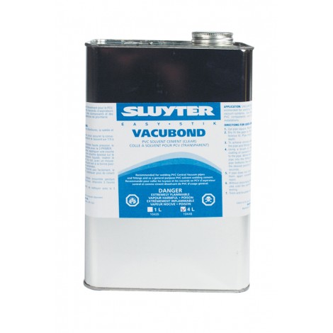 Pvc Solvent Glue - 4 L - Clear - for Central Vacuum
