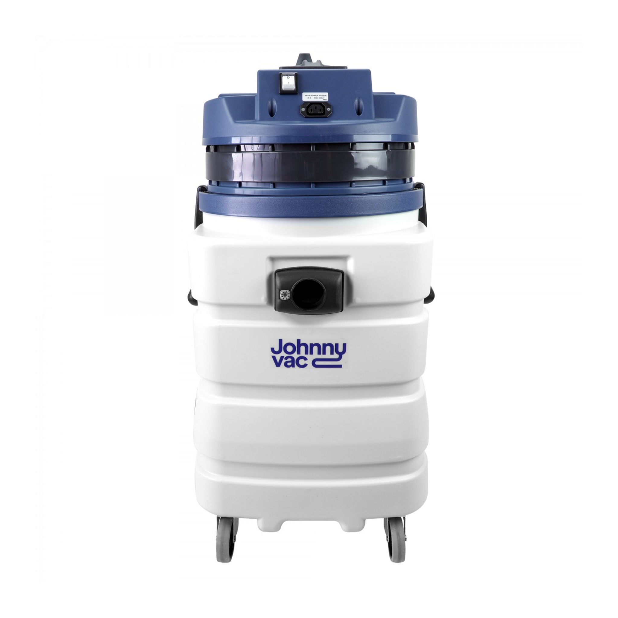 Heavy Duty Wet & Dry Commercial Vacuum - Capacity of 22.5 gal (85 L) - Electrical Outlet - 10' (3 m) Hose - Plastic and Aluminum Wands