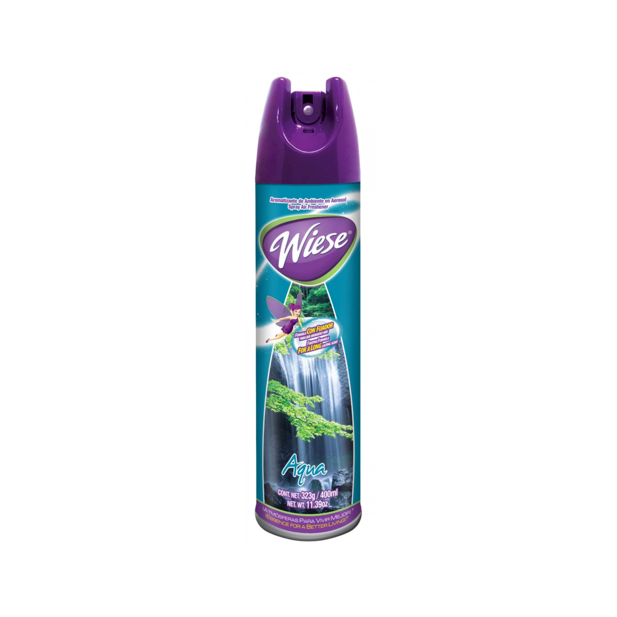 Déodorisant en aérosol - parfum aqua - 400 ml (14 oz) - Wiese NAEHO18