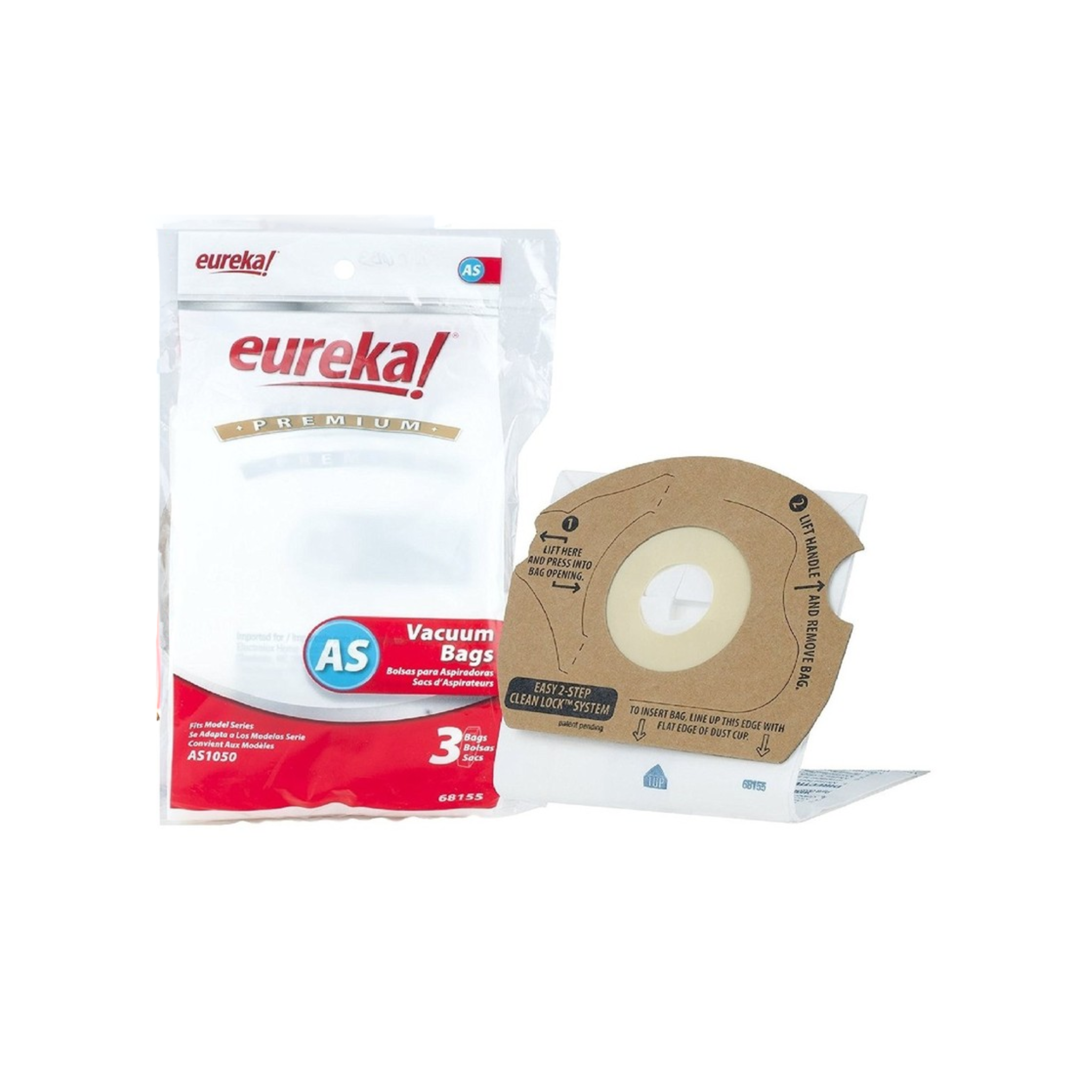 Eureka Premium AS Vacuum Bags – Pack of 3