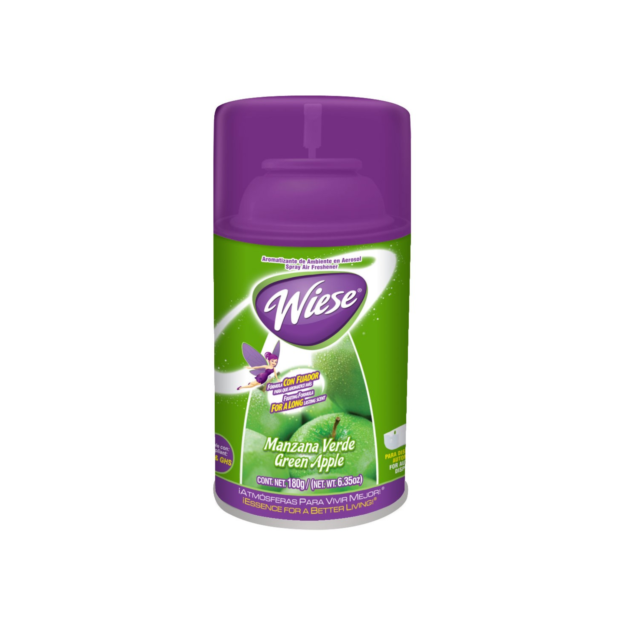 Déodorisant en aérosol intermittent - parfum pomme verte - 180 ml (6,2 oz) - Wiese NAEDC25