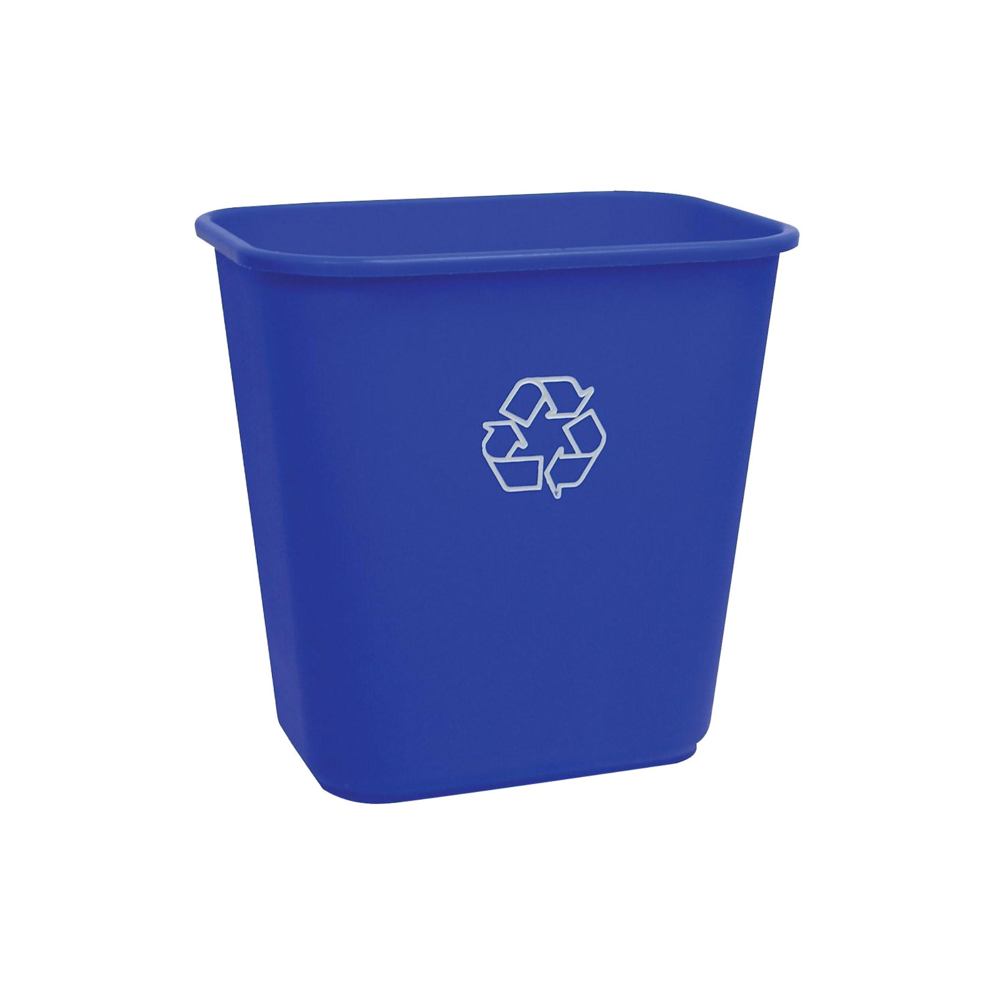 Bac de recyclage - capacité de 26 L (5,7 gal) - léger - bleu