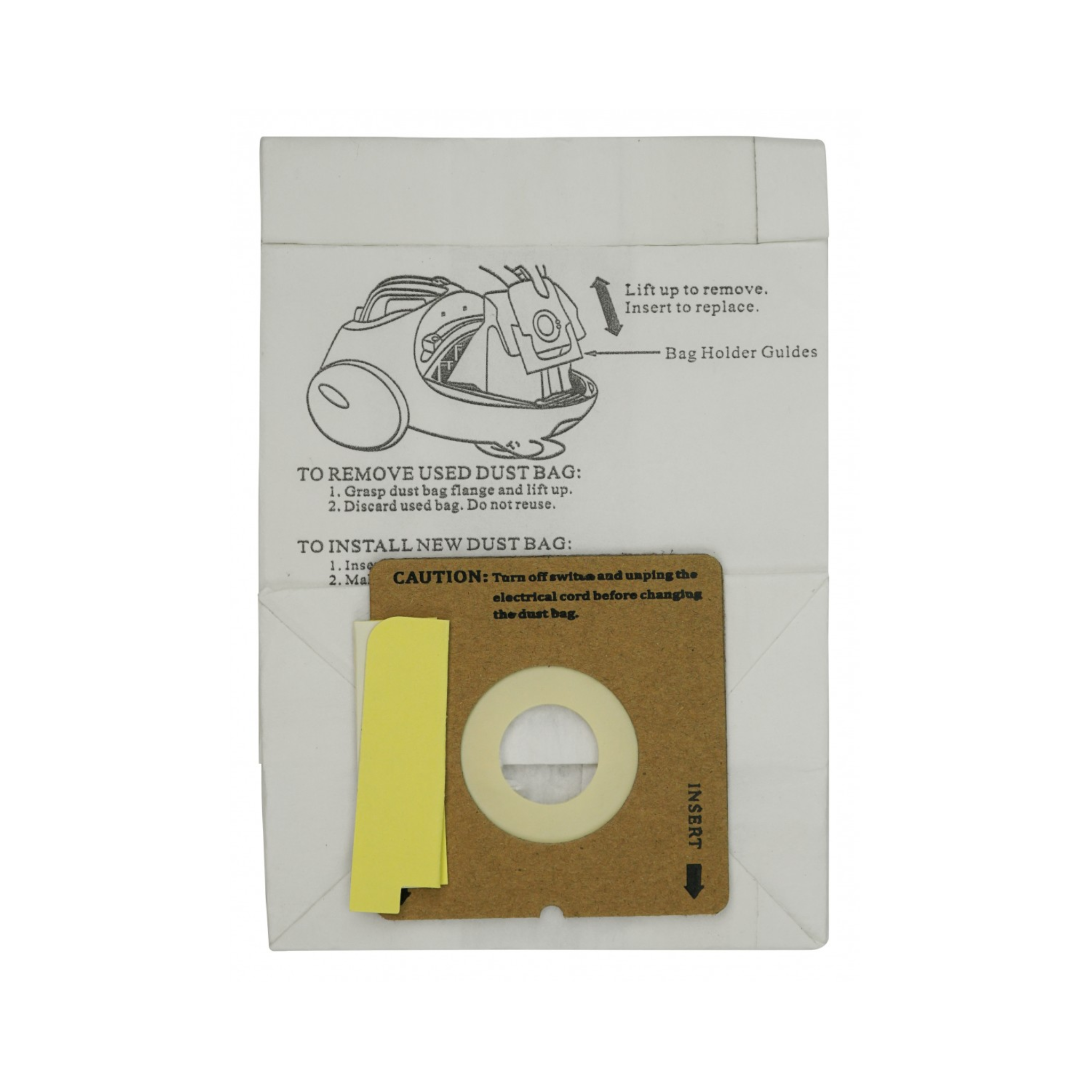 Microfilter Bag for Eureka Type L 930, 965 Series Canister Vacuum - Pack of 3 Bags