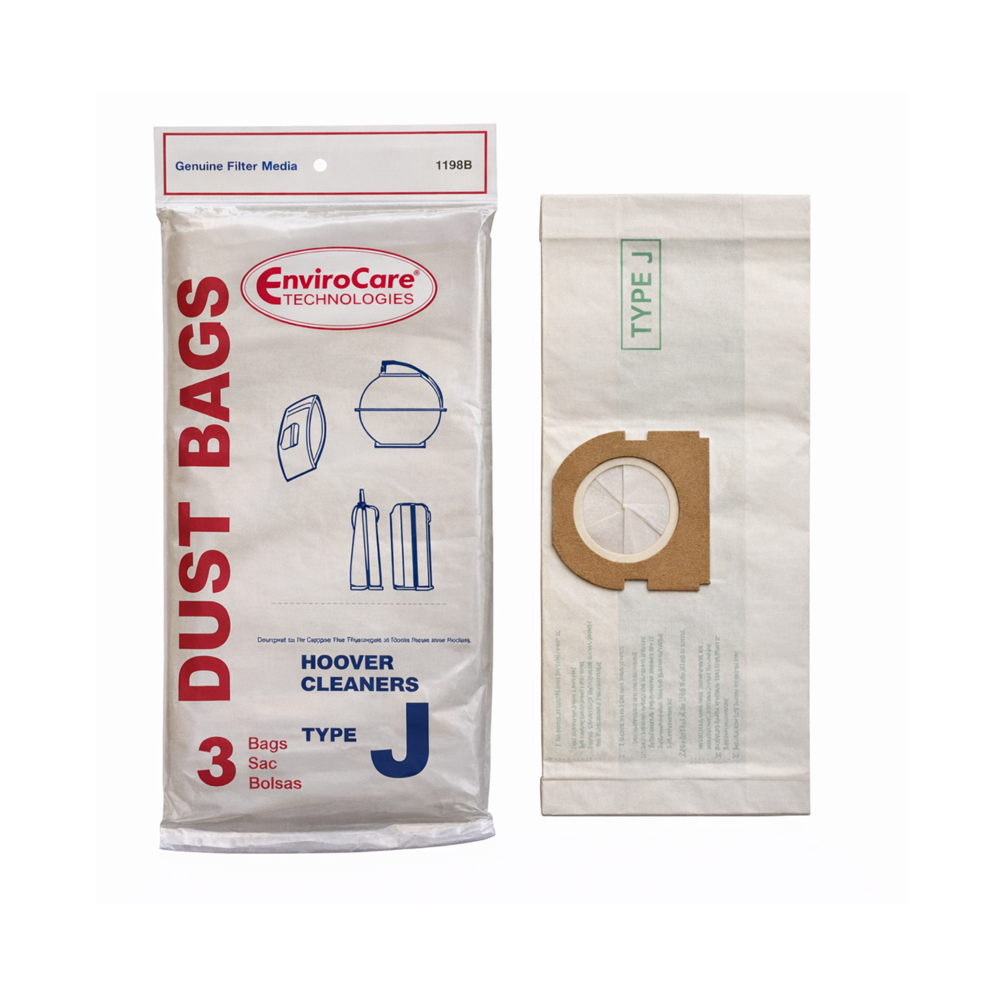 EnviroCare Dust Bags – Hoover Type J