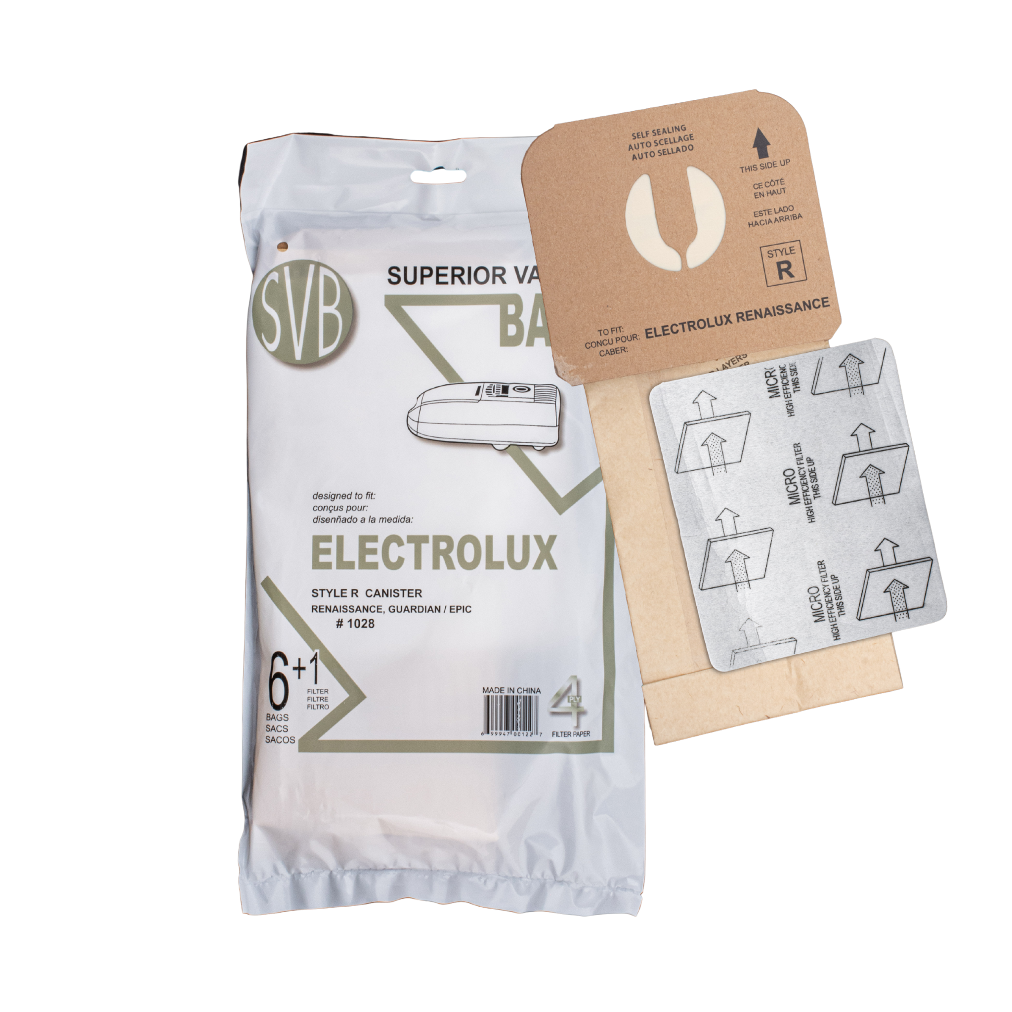 BA10/28 Electrolux Paper Bag Renaissance Canister