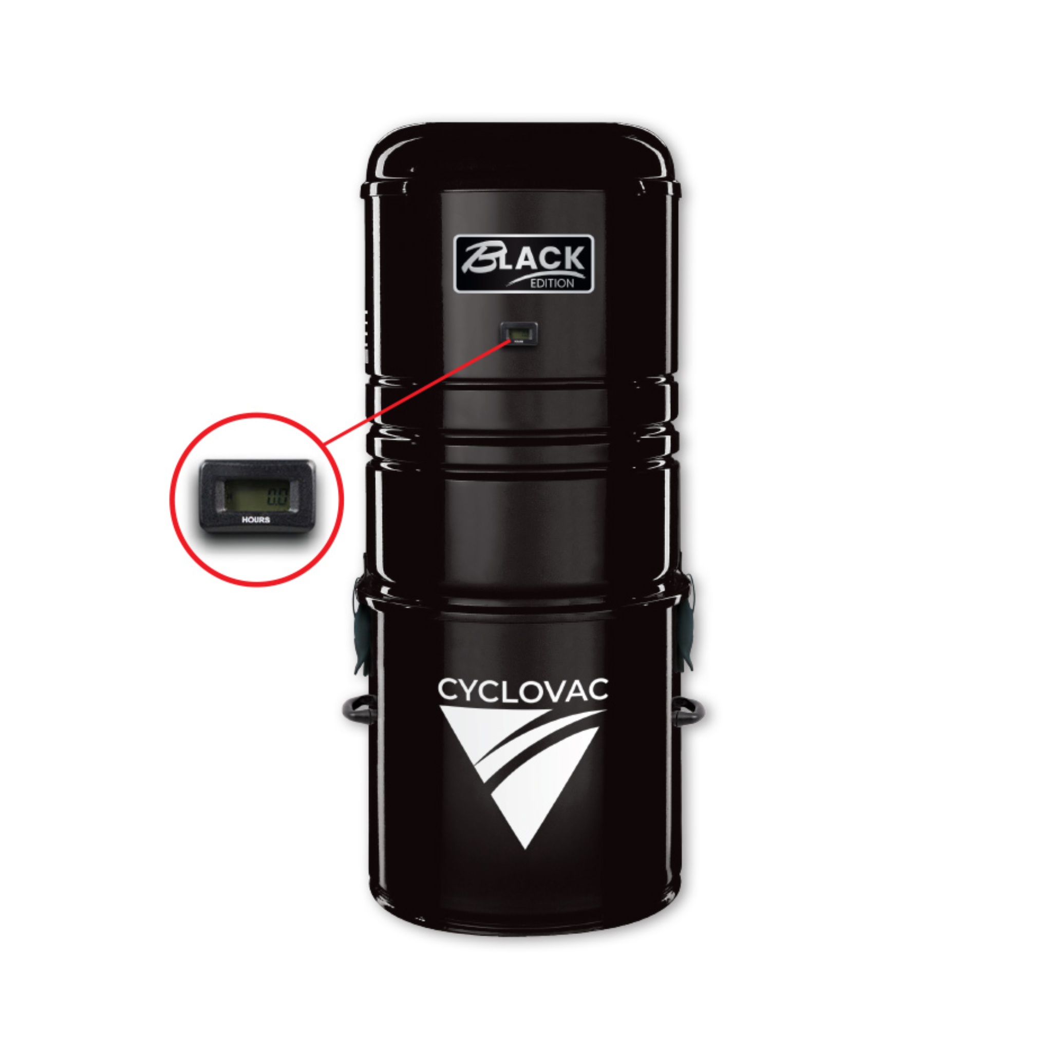 Central Vacuum 125 Black Edition with bag