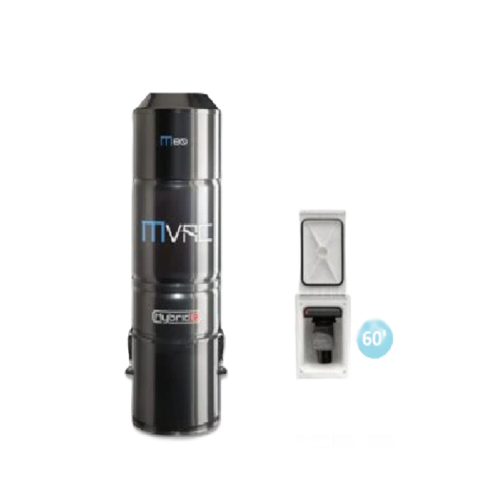 MVac M80 avec kit de tuyau rétractable de 60 pieds