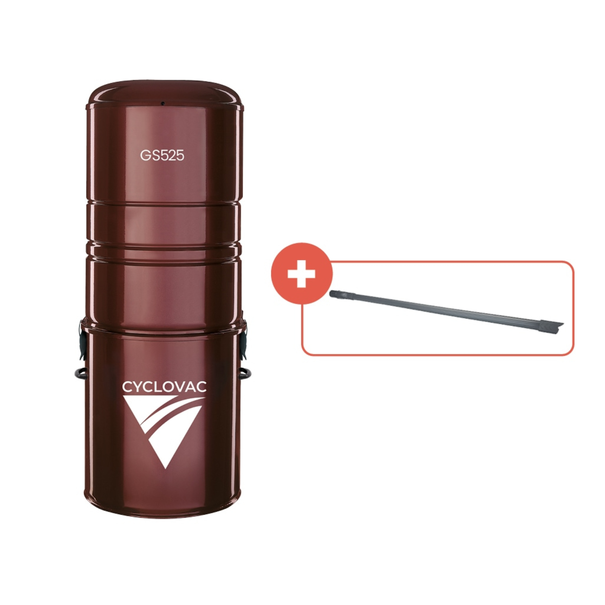 Central vacuum 525 - With bag