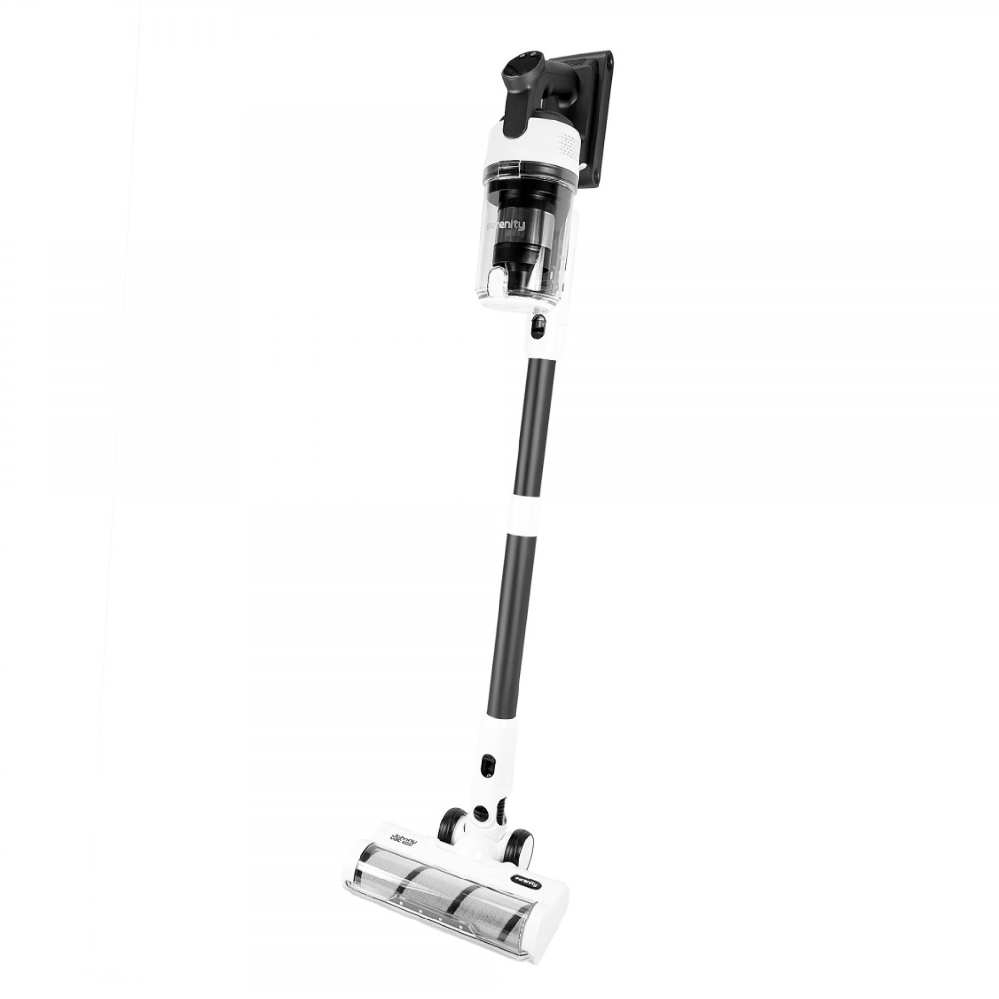 Cordless Stick Vacuum Cleaner with Charging Station - SERENITY - 25.9 V Battery - White
