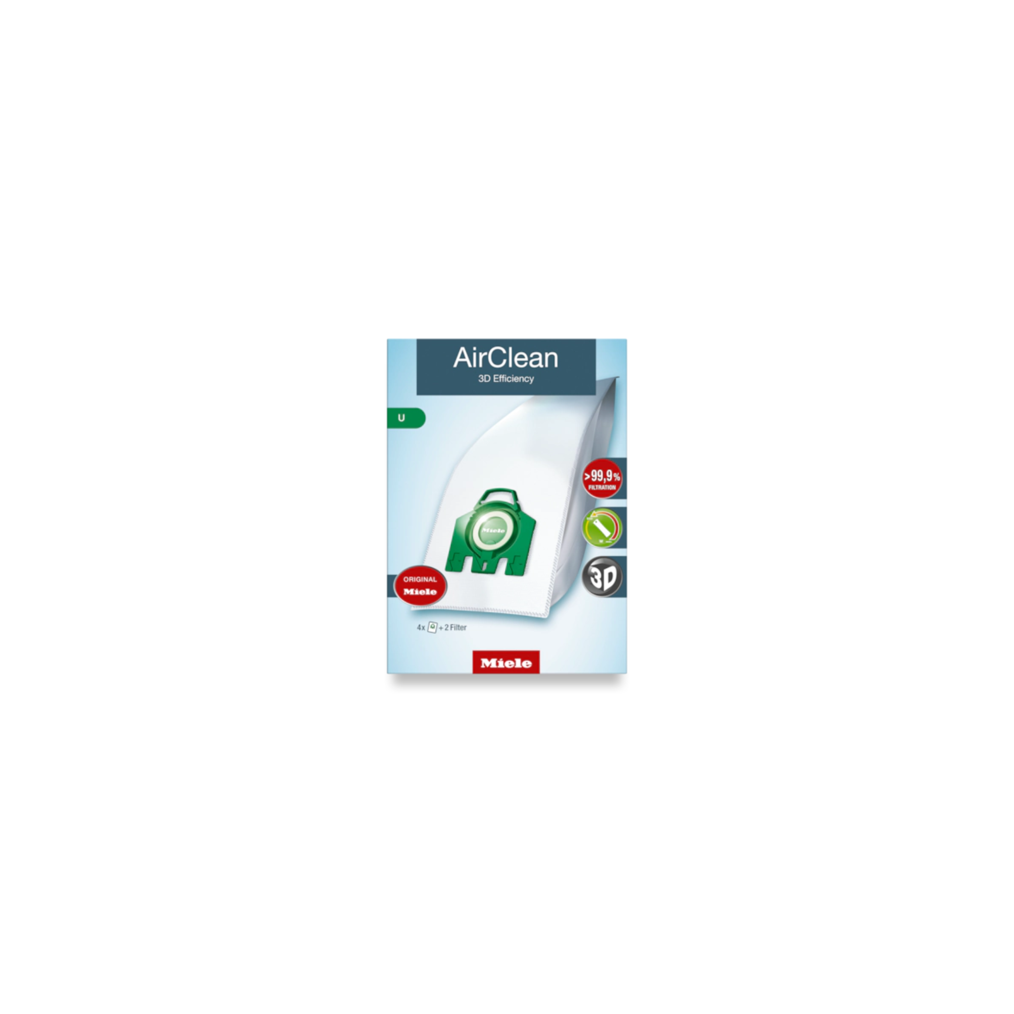 AirClean 3D Efficiency U dustbags