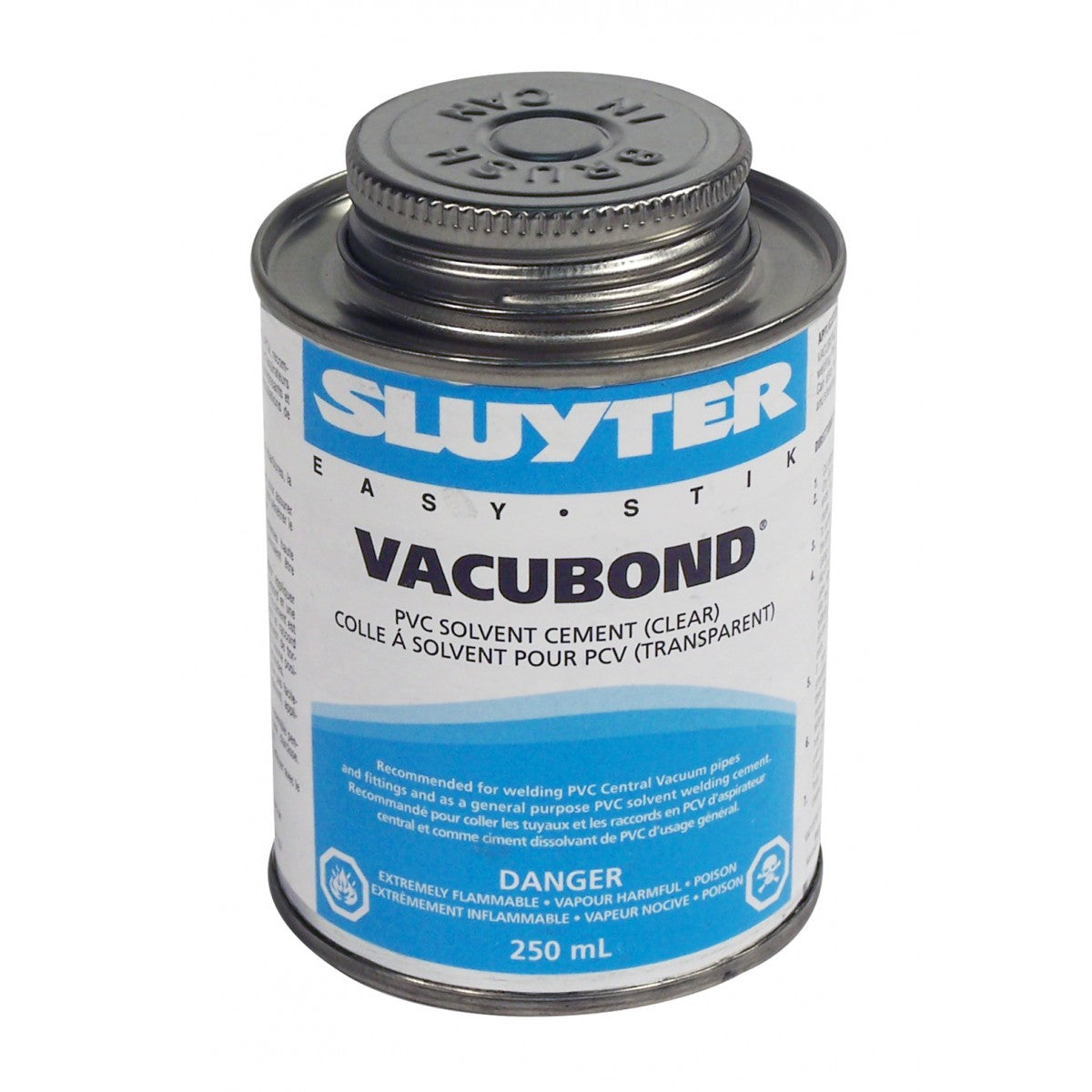 Pvc Solvent Glue -  250 ml - Clear - for Central Vacuum