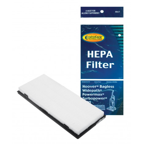 HEPA Filter for Hoover Bagless Upright Vacuum Widepath, Powermax, Turbopower 3000