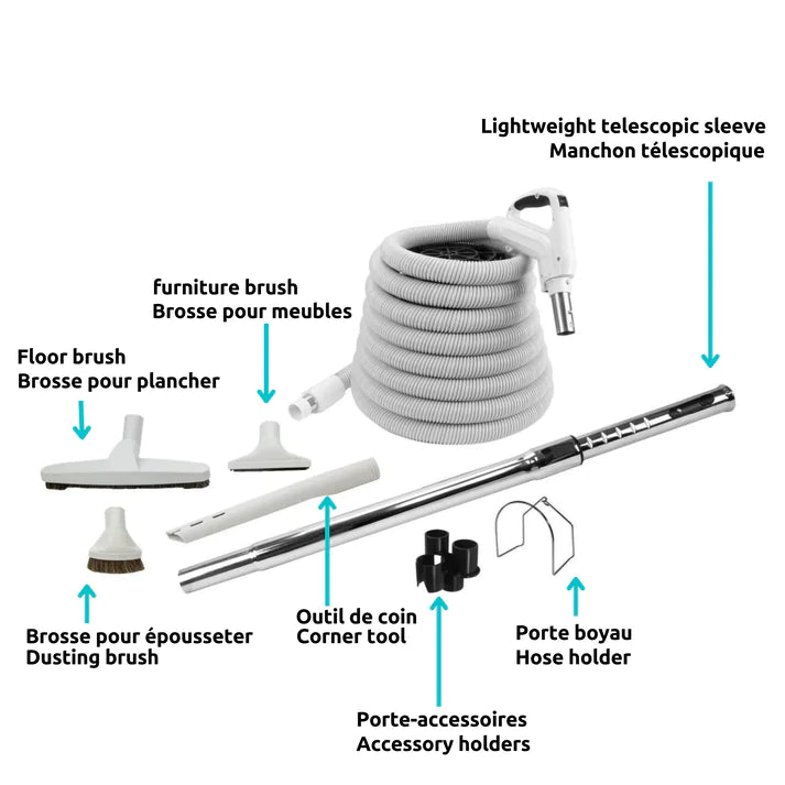 Combo VacuMaid SR14 with accessory kit