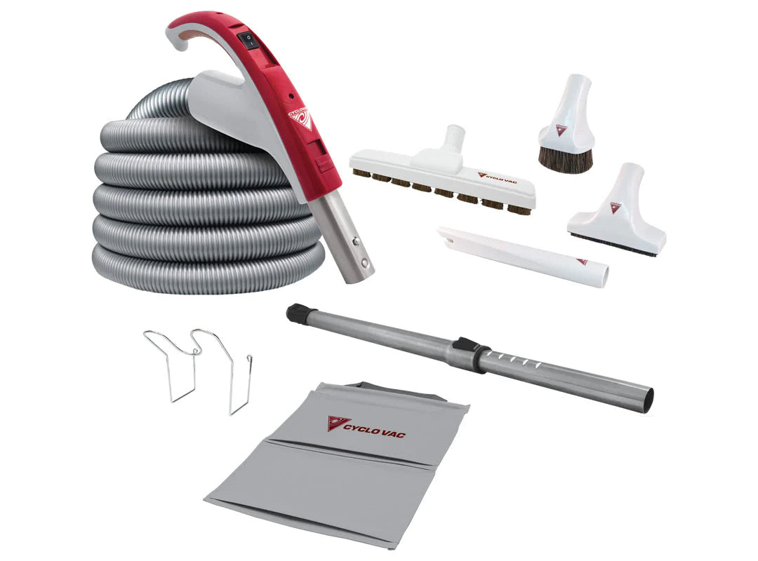 Combo CycloVac GS125 with Super Luxury Accessories Kit - 35'