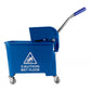 Ensemble seau et tordeur à pression latérale - 5 gal (21 L) - Bleu