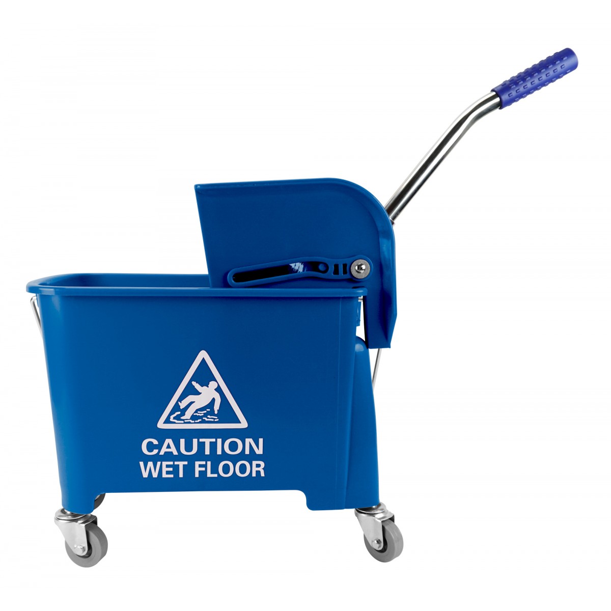 Ensemble seau et tordeur à pression latérale - 5 gal (21 L) - Bleu