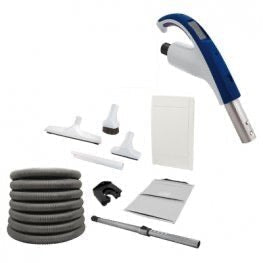 MVac M80 avec deux ensembles de tuyaux rétractables de 50 pieds