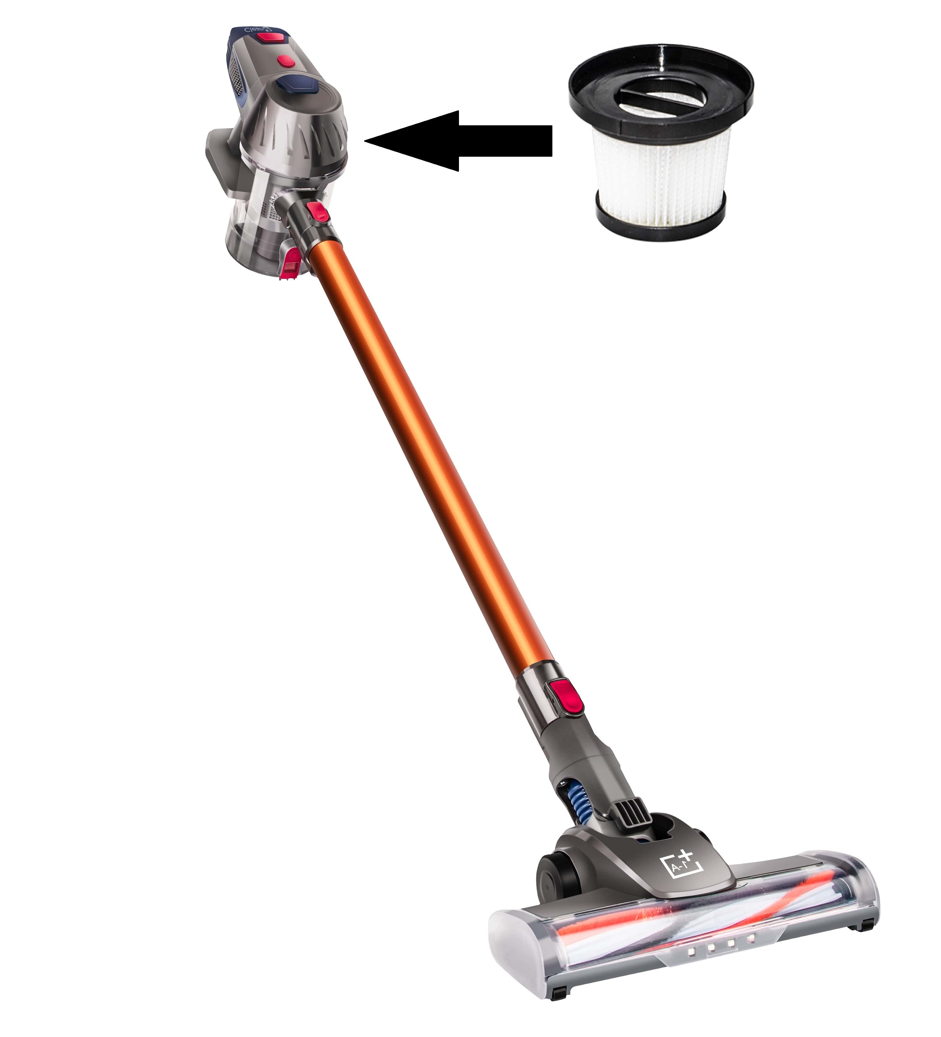 Filtre de remplacement pour aspirateur Clean Plus-1A