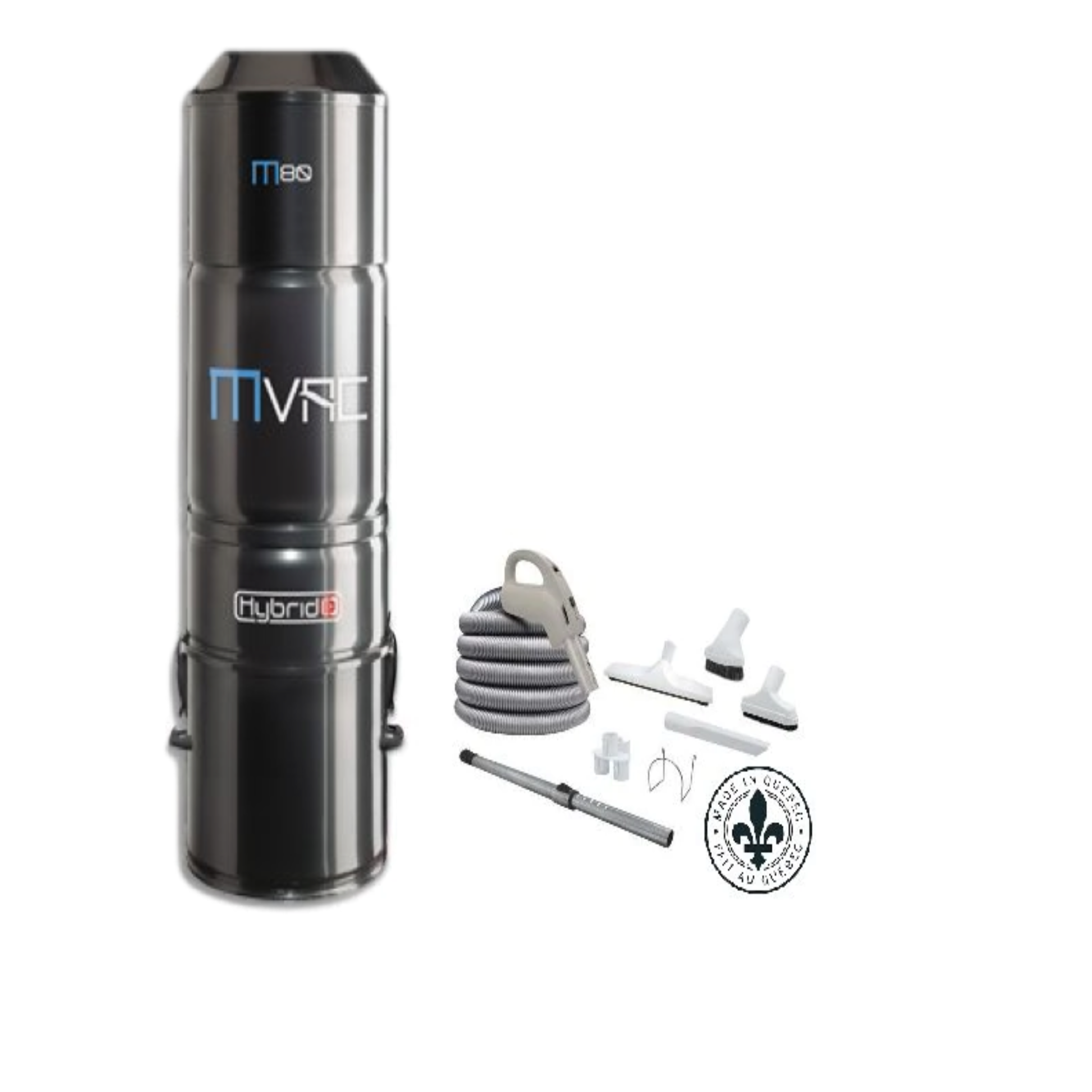 MVac M80 with 35-foot Hose Set and Accessories