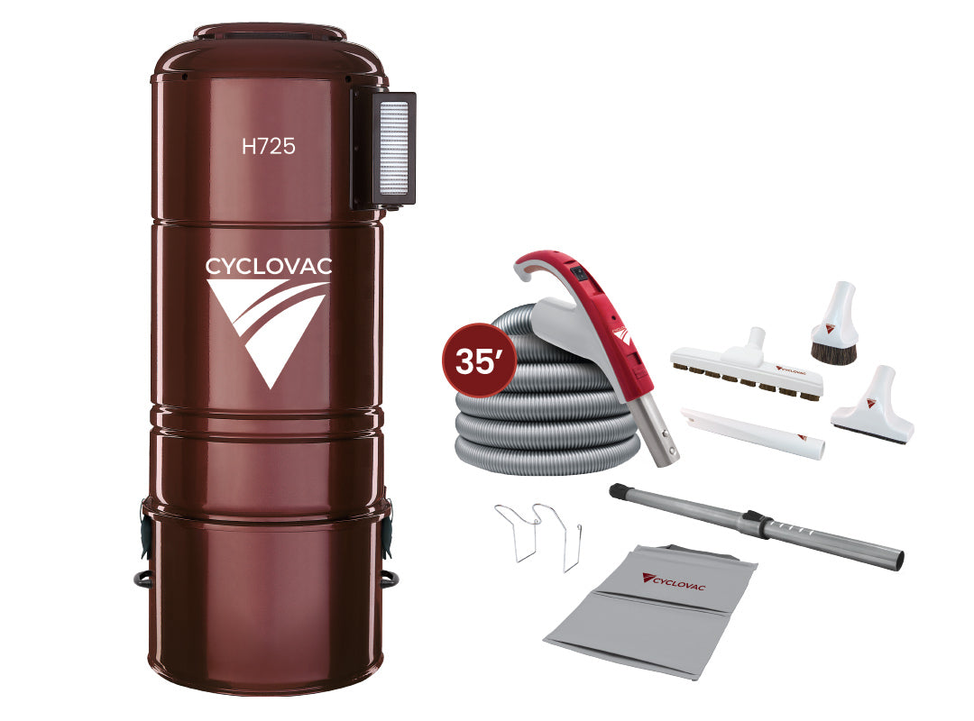 Combo CycloVac H725 with 35' accessory kit