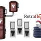 Combo Retraflex - CycloVac H7525 - Hybride avec 3 prises rétractable Retraflex comprenant les accessoires et l’ensemble d’installation