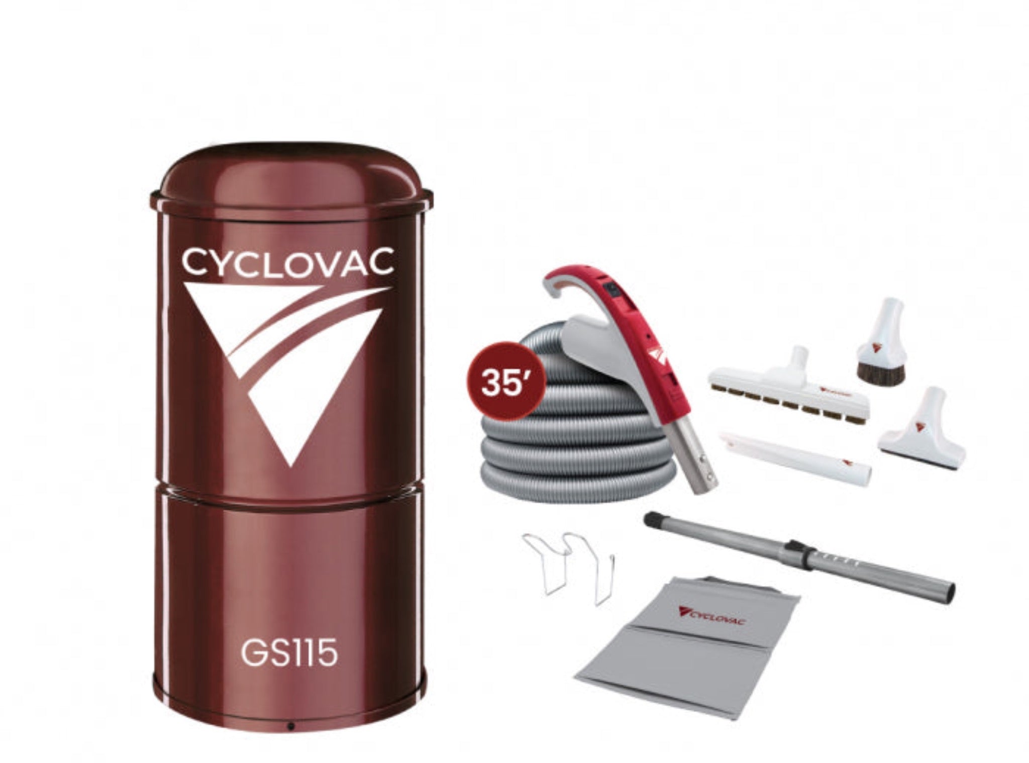 Combo CycloVac GS115 with 35' accessory kit